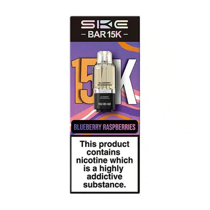 SKE Bar 15K Prefilled Pods - Blueberry Raspberries