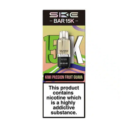 SKE Bar 15K Prefilled Pods - Kiwi Passionfruit Guava