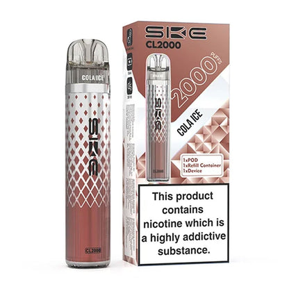 SKE CL2000 Prefilled Pod Kit - Cola Ice