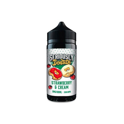 Seriously Donuts 100ml Shortfill by Doozy Vape – Multi-Flavour Variation (70/30 VG/PG)