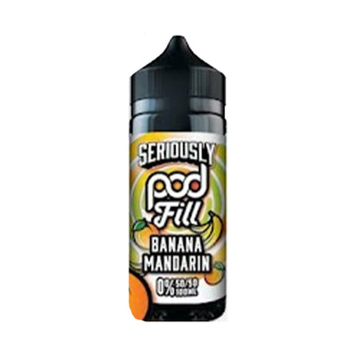 Banana Mandarin Doozy 100ml Seriously Pod Fill 50/50 Shortfill