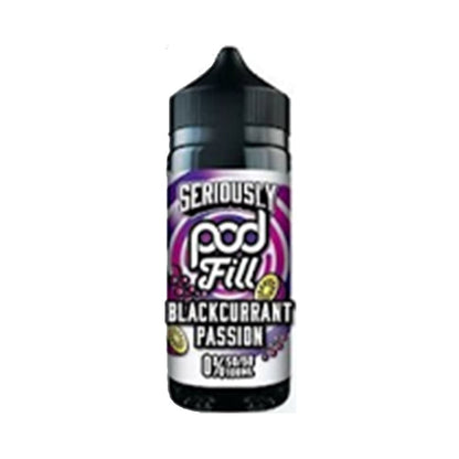 Seriously Pod Fill 100ml Shortfill E-Liquid by Doozy – Multi-Flavour (50/50 VG/PG)