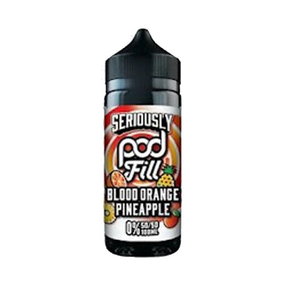 Seriously Pod Fill 100ml Shortfill E-Liquid by Doozy – Multi-Flavour (50/50 VG/PG)