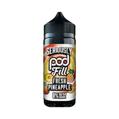 Seriously Pod Fill 100ml Shortfill E-Liquid by Doozy – Multi-Flavour (50/50 VG/PG)