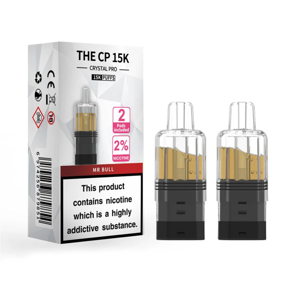 The Crystal Pro CP 15K Prefilled Pods - Mr  Bull