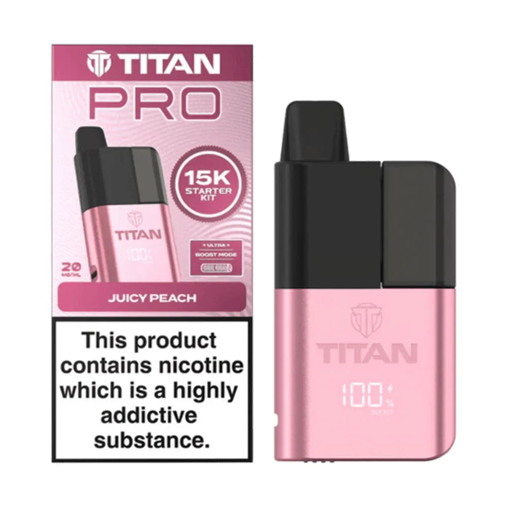 Titan Pro 15K Prefilled Pod Kit - Juicy Peach