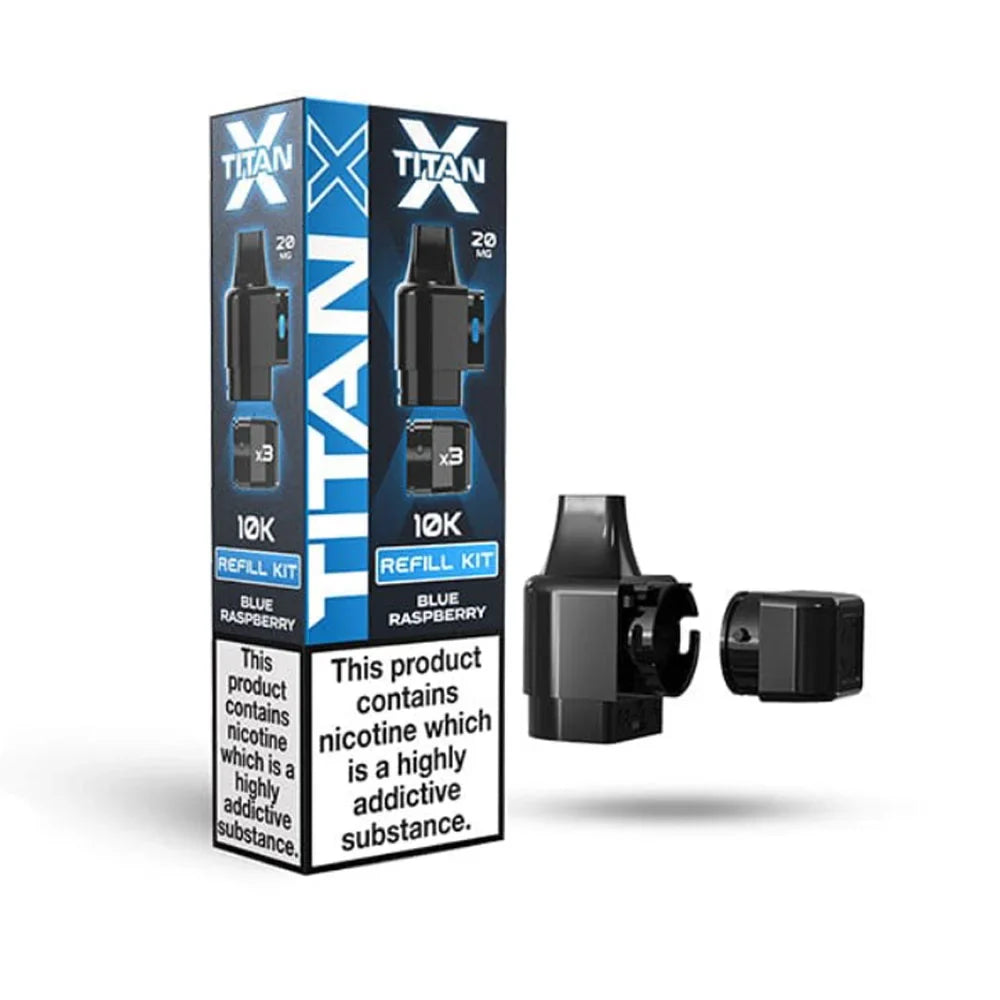 Titan X Prefilled Pods - Blue Raspberry