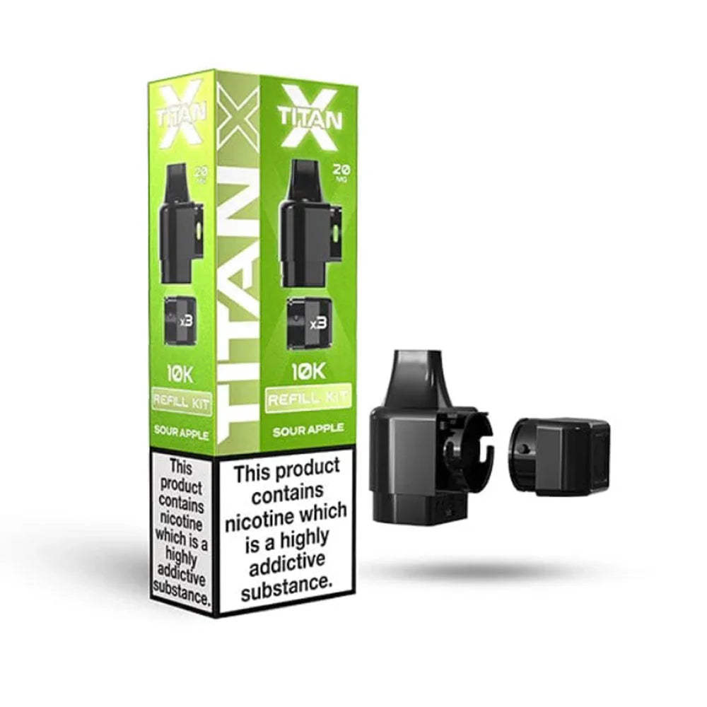 Titan X Prefilled Pods - Sour Apple