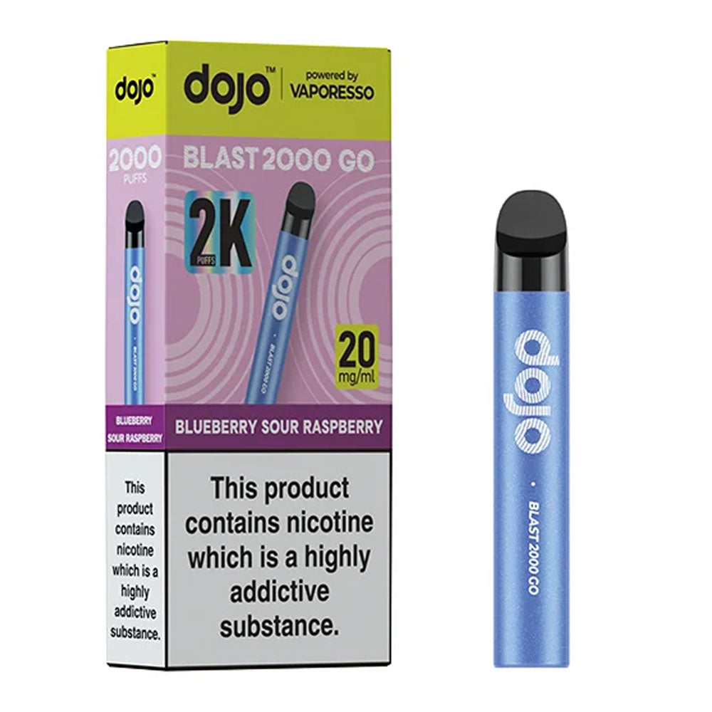 Vaporesso Dojo Blast 2000 Go Pod Kit -Blueberry Sour Raspberry