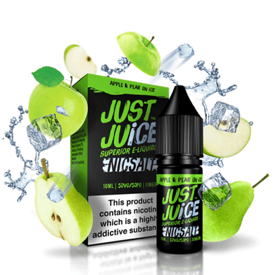 Apple & Pear On Ice 10ml 20mg Nicotine Salt E-Liquid by Just Juice
