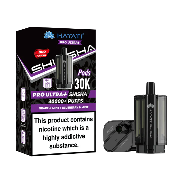 Hayati Pro Ultra Plus Shisha 30K Pods
