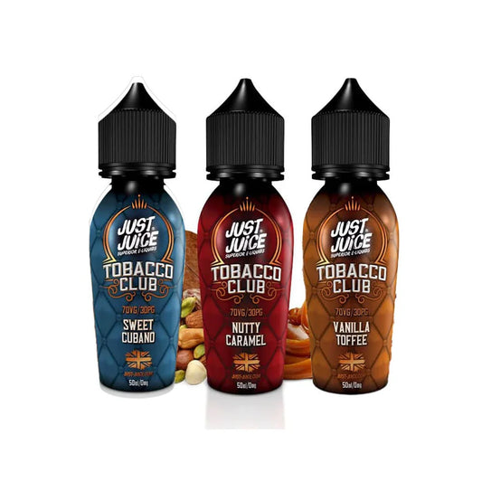 Just Juice Tobacco Club 50ml Shortfill E-Liquid