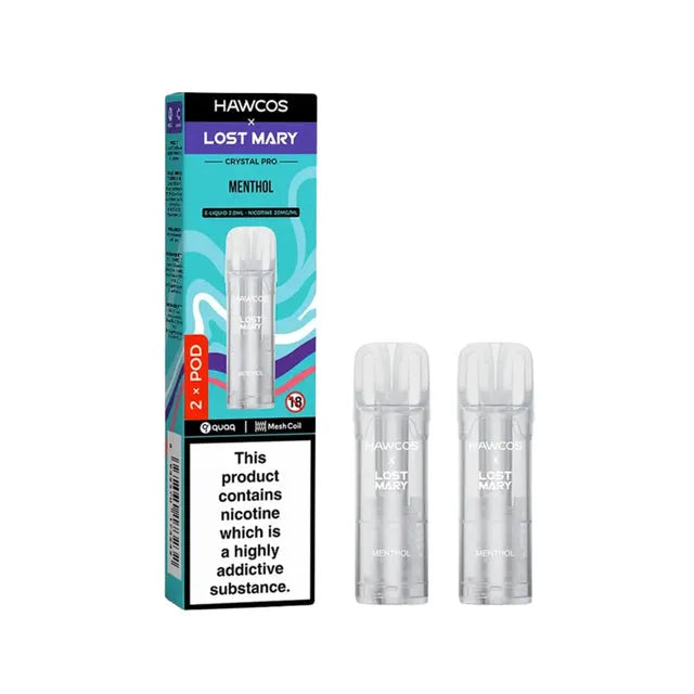 Hawcos x Lost Mary Crystal Pro Prefilled Pods