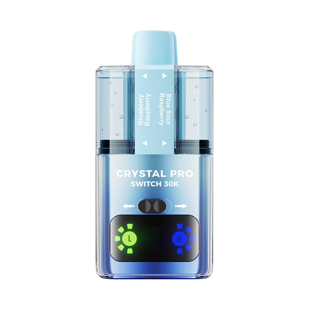 Crystal Pro Switch 30K Puff Disposable Vape - Blueberry Raspberry / Blue Sour Raspberry