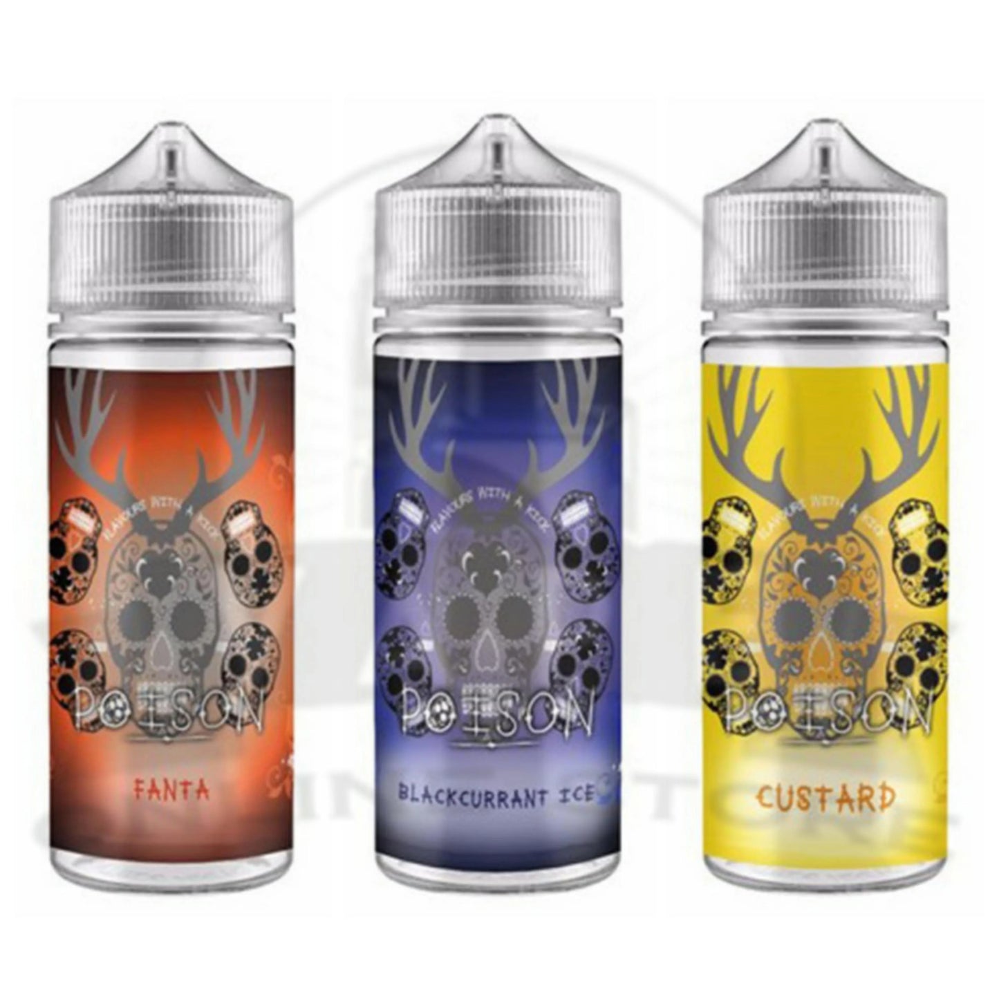 Poison 80ml Shortfill E-Liquid – Multi-Flavour