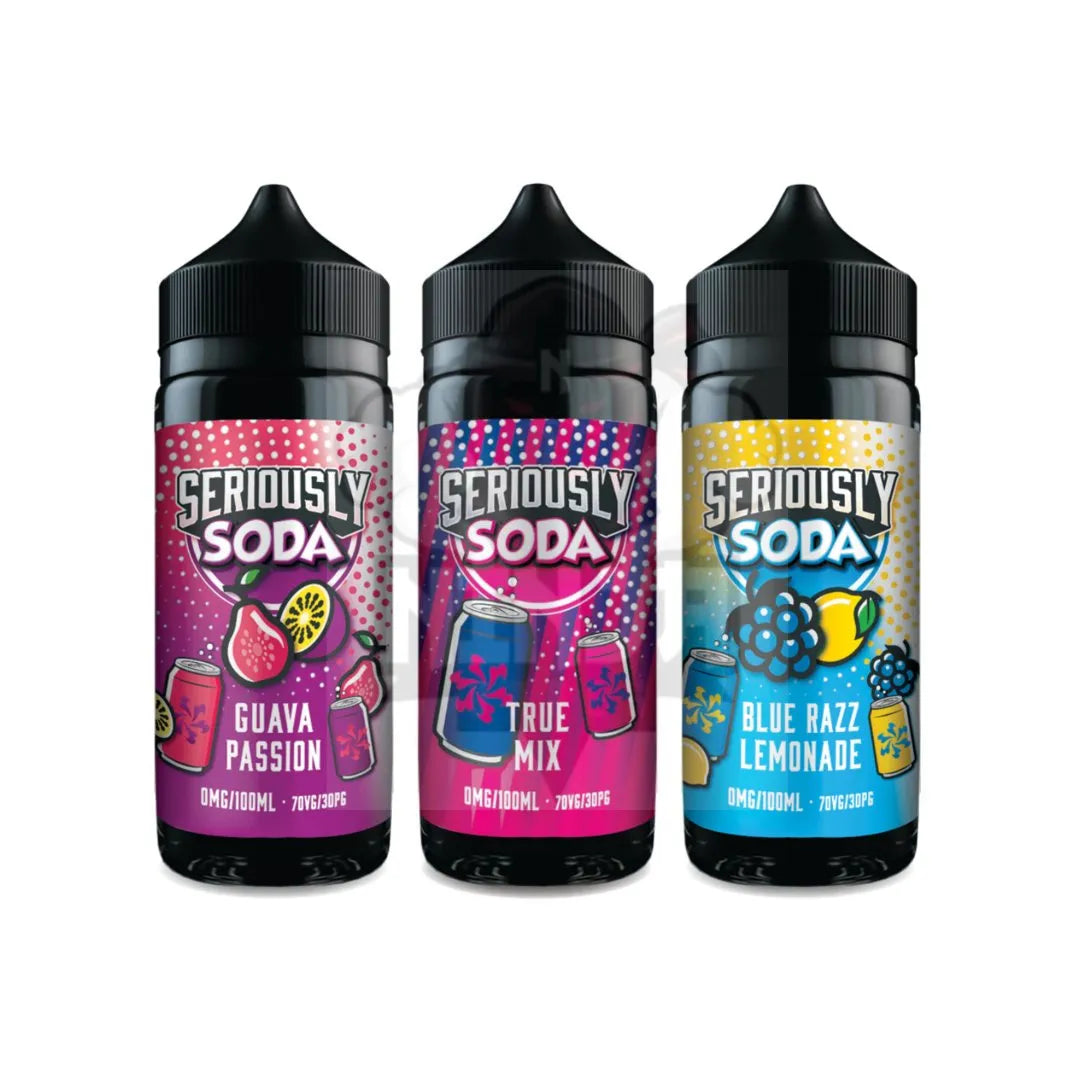 Doozy Vape Seriously Soda 100ml Shortfill E-Liquid – Multi-Flavour