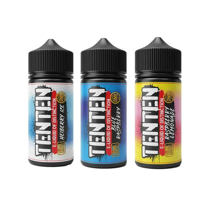 Ten Ten 100ml Shortfill E-Liquid – Multi-Flavour