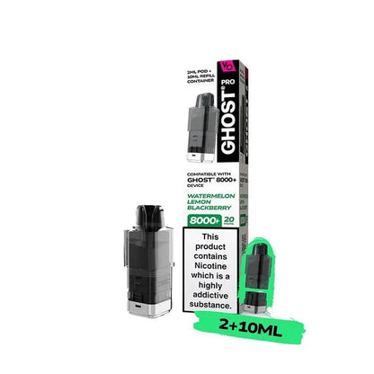 Ghost Pro 8000+ Prefilled Pods